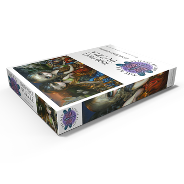 Darstellung des Puzzle Motivs Kleid der Sünder, Kleid der Heiligen - Jasmine Becket-Griffith 1000 Puzzle Schachtel Ansicht1