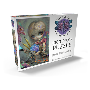 Darstellung des Puzzle Motivs Chasing Dragons 1000 Puzzle Schachtel Ansicht2