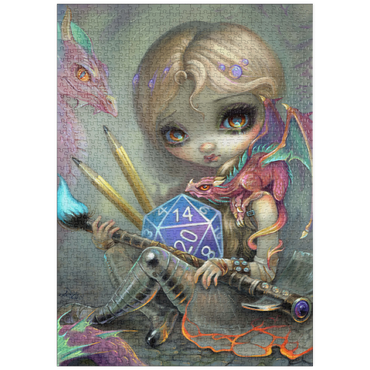 Darstellung des Puzzle Motivs puzzleplate Chasing Dragons 1000 Puzzle