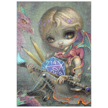 Darstellung des Puzzle Motivs puzzleplate Chasing Dragons 500 Puzzle