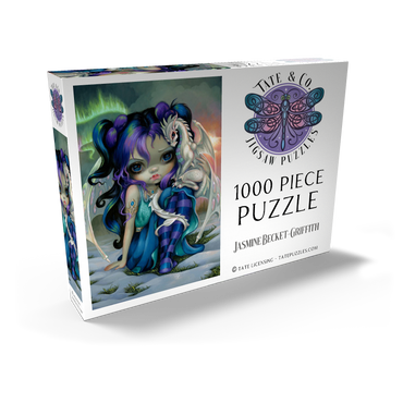 Darstellung des Puzzle Motivs Frost Dragonling 1000 Puzzle Schachtel Ansicht2