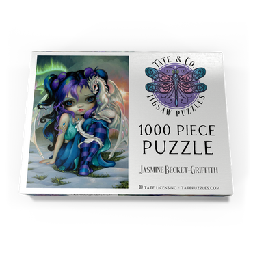 Darstellung des Puzzle Motivs Frost Dragonling 1000 Puzzle Schachtel Ansicht3