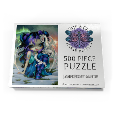 Darstellung des Puzzle Motivs Frost Dragonling 500 Puzzle Schachtel Ansicht3