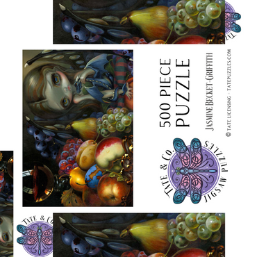 Darstellung des Puzzle Motivs Fruit Dragonling 500 Puzzle Schachtel 3D Modell