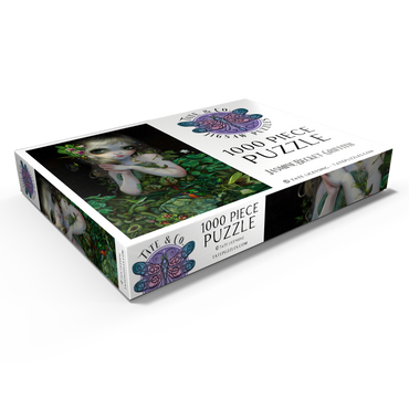 Darstellung des Puzzle Motivs Green Goddess 1000 Puzzle Schachtel Ansicht1