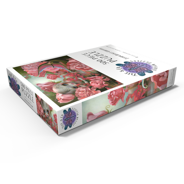 Darstellung des Puzzle Motivs Meerjungfrau mit Rosen - Jasmine Becket-Griffith 500 Puzzle Schachtel Ansicht1