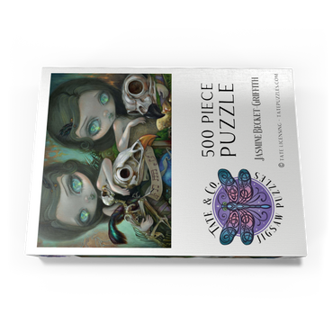 Darstellung des Puzzle Motivs Ornithromantie: Missive - Jasmine Becket-Griffith 500 Puzzle Schachtel Ansicht3