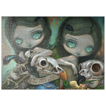 Darstellung des Puzzle Motivs puzzleplate Ornithromantie: Missive - Jasmine Becket-Griffith 500 Puzzle
