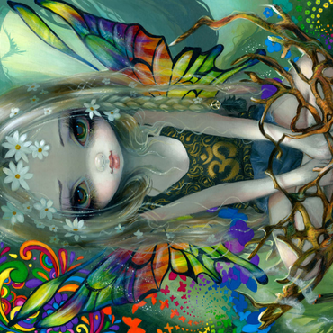 Darstellung des Puzzle Motivs Paisley 1000 Puzzle 3D Modell