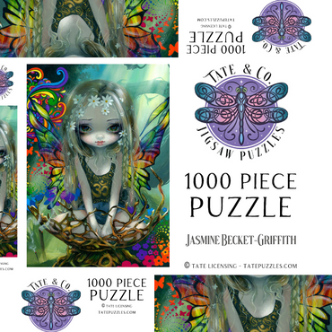 Darstellung des Puzzle Motivs Paisley 1000 Puzzle Schachtel 3D Modell