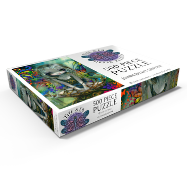 Darstellung des Puzzle Motivs Paisley 500 Puzzle Schachtel Ansicht1