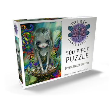 Darstellung des Puzzle Motivs Paisley 500 Puzzle Schachtel Ansicht2