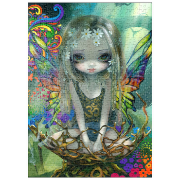 Darstellung des Puzzle Motivs puzzleplate Paisley 500 Puzzle