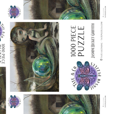 Darstellung des Puzzle Motivs Prärie-Nixe - Jasmine Becket-Griffith 1000 Puzzle Schachtel 3D Modell