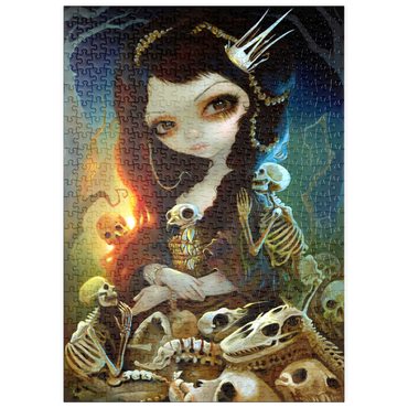 Darstellung des Puzzle Motivs puzzleplate Princess of Bones 500 Puzzle