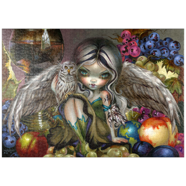 Darstellung des Puzzle Motivs puzzleplate Stille Weisheit - Jasmine Becket-Griffith 1000 Puzzle