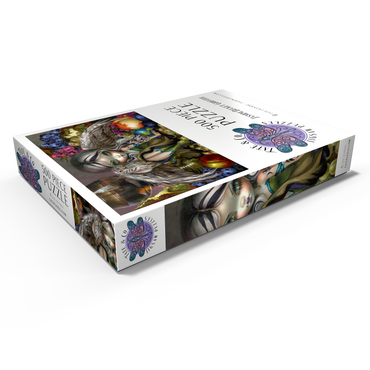 Darstellung des Puzzle Motivs Stille Weisheit - Jasmine Becket-Griffith 500 Puzzle Schachtel Ansicht1