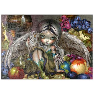Darstellung des Puzzle Motivs puzzleplate Stille Weisheit - Jasmine Becket-Griffith 500 Puzzle