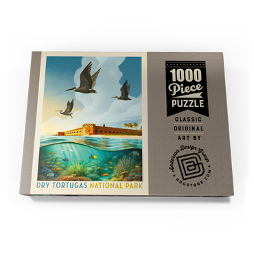 Darstellung des Puzzle Motivs Dry Tortugas National Park: Riff-Ansicht 1000 Puzzle Schachtel Ansicht3