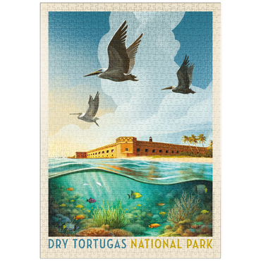 Darstellung des Puzzle Motivs puzzleplate Dry Tortugas National Park: Riff-Ansicht 1000 Puzzle