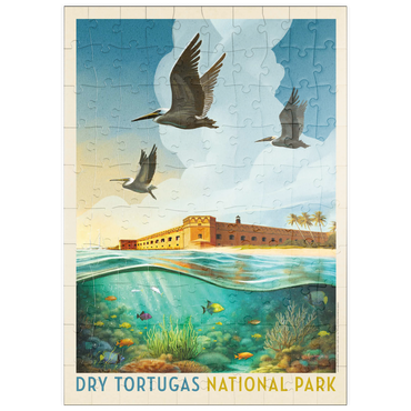 Darstellung des Puzzle Motivs puzzleplate Dry Tortugas National Park: Riff-Ansicht 100 Puzzle