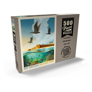 Darstellung des Puzzle Motivs Dry Tortugas National Park: Riff-Ansicht 500 Puzzle Schachtel Ansicht2