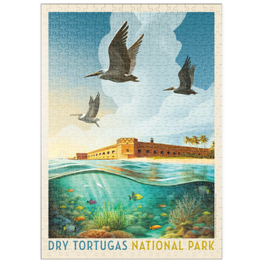 Darstellung des Puzzle Motivs puzzleplate Dry Tortugas National Park: Riff-Ansicht 500 Puzzle