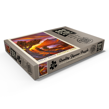 Darstellung des Puzzle Motivs Great Basin National Park: Bristlecone Sunrise 500 Puzzle Schachtel Ansicht1