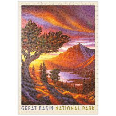 Darstellung des Puzzle Motivs puzzleplate Great Basin National Park: Bristlecone Sunrise 500 Puzzle