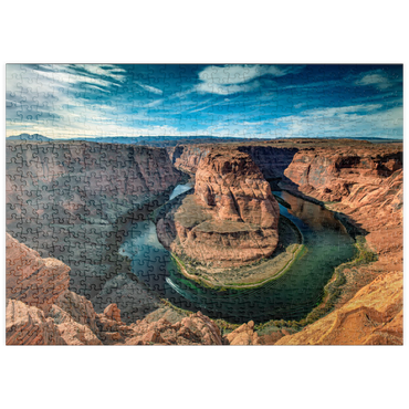 Darstellung des Puzzle Motivs puzzleplate Horseshoe Bend, Arizona 500 Puzzle