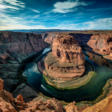 Darstellung des Puzzle Motivs Horseshoe Bend, Arizona 500 Puzzle 3D Modell