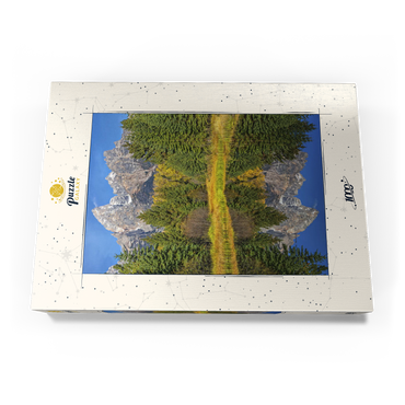 Darstellung des Puzzle Motivs Grand Teton National Park – Mountain Reflection in Autumn 1000 Puzzle Schachtel Ansicht3