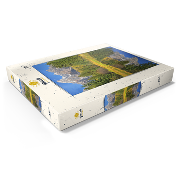 Darstellung des Puzzle Motivs Grand Teton National Park – Mountain Reflection in Autumn 100 Puzzle Schachtel Ansicht1