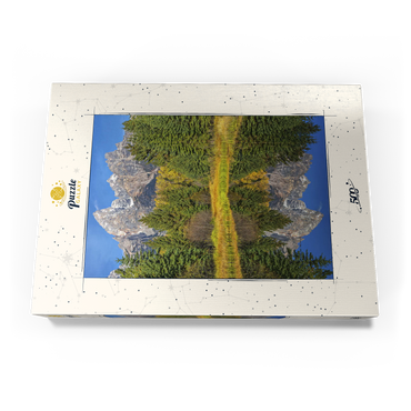 Darstellung des Puzzle Motivs Grand Teton National Park – Mountain Reflection in Autumn 500 Puzzle Schachtel Ansicht3