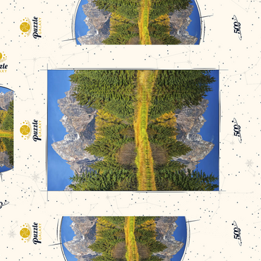 Darstellung des Puzzle Motivs Grand Teton National Park – Mountain Reflection in Autumn 500 Puzzle Schachtel 3D Modell
