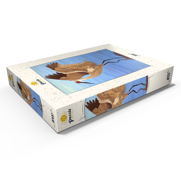 Darstellung des Puzzle Motivs Sandhill Crane with Outstretched Wings 1000 Puzzle Schachtel Ansicht1