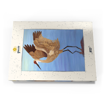 Darstellung des Puzzle Motivs Sandhill Crane with Outstretched Wings 1000 Puzzle Schachtel Ansicht3