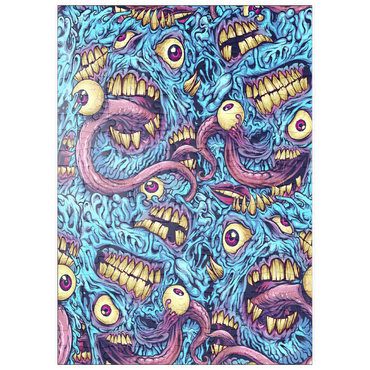 Darstellung des Puzzle Motivs puzzleplate Surreal Monster Faces with Tentacles 200 Puzzle