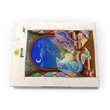 Darstellung des Puzzle Motivs Magical Dragon Study 200 Puzzle Schachtel Ansicht3