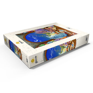 Darstellung des Puzzle Motivs Magical Dragon Study 500 Puzzle Schachtel Ansicht1