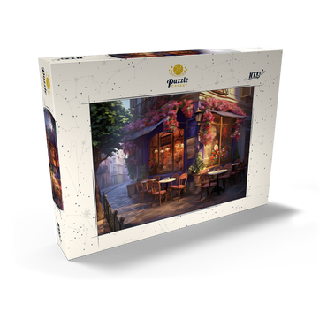 Darstellung des Puzzle Motivs Charming Parisian Café Corner 1000 Puzzle Schachtel Ansicht2