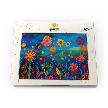 Darstellung des Puzzle Motivs Starry Night Flower Meadow 200 Puzzle Schachtel Ansicht3