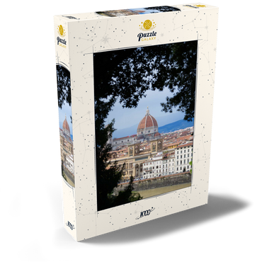 Darstellung des Puzzle Motivs Florence Cathedral Framed by Trees 1000 Puzzle Schachtel Ansicht2