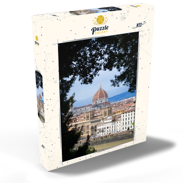 Darstellung des Puzzle Motivs Florence Cathedral Framed by Trees 100 Puzzle Schachtel Ansicht2
