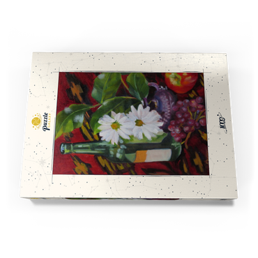 Darstellung des Puzzle Motivs Still Life with Daisies and Fruit 1000 Puzzle Schachtel Ansicht3