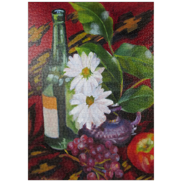 Darstellung des Puzzle Motivs puzzleplate Still Life with Daisies and Fruit 1000 Puzzle