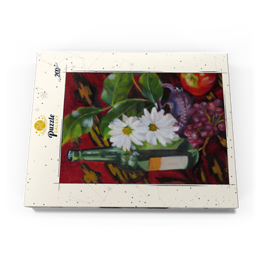 Darstellung des Puzzle Motivs Still Life with Daisies and Fruit 200 Puzzle Schachtel Ansicht3