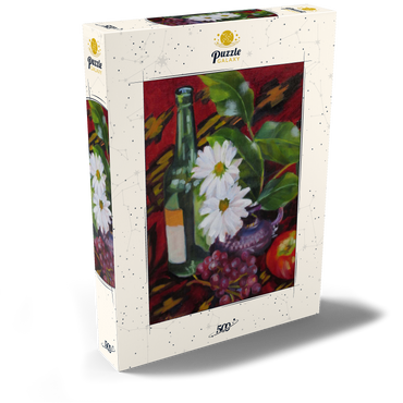Darstellung des Puzzle Motivs Still Life with Daisies and Fruit 500 Puzzle Schachtel Ansicht2