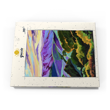Darstellung des Puzzle Motivs Vivid Hills and Vibrant Valleys 200 Puzzle Schachtel Ansicht3