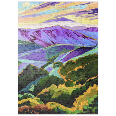 Darstellung des Puzzle Motivs puzzleplate Vivid Hills and Vibrant Valleys 200 Puzzle